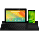 Bluetooth&2.4G wireless keyboard, max. 4 devices can be connected at same time, Bluetooth multi-device mode under Android, iOS, Win8 and Win10 system, touch panel with rubbery hand rest, US layout, Black, size:397x175.5x27 mm, 614g Bluetooth&2.4G wireless keyboard, max. 4 devices can be connected at same time, Bluetooth multi-device mode under Android, iOS, Win8 and Win10 system, touch panel with rubbery hand rest, US layout, Black, size:397x175.5x27 mm, 614g