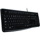 LOGITECH Corded Keyboard K120 - Business EMEA - US International - BLACK LOGITECH Corded Keyboard K120 - Business EMEA - US International - BLACK