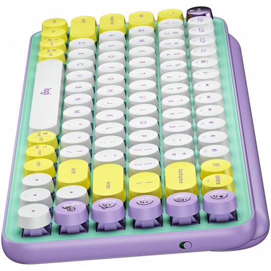 LOGITECH POP Keys Wireless Mechanical Keyboard With Emoji Keys - DAYDREAM_MINT - US INT'L - BT - INTNL - BOLT LOGITECH POP Keys Wireless Mechanical Keyboard With Emoji Keys - DAYDREAM_MINT - US INT'L - BT - INTNL - BOLT