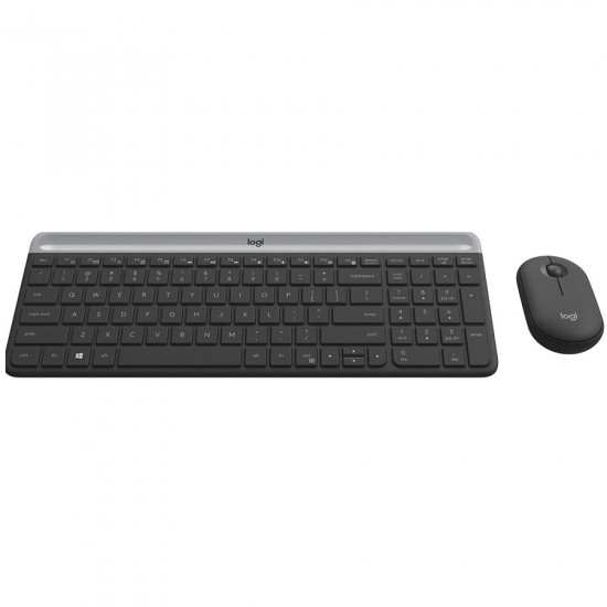 LOGITECH Slim Wireless Keyboard and Mouse Combo MK470 - GRAPHITE LOGITECH Slim Wireless Keyboard and Mouse Combo MK470 - GRAPHITE