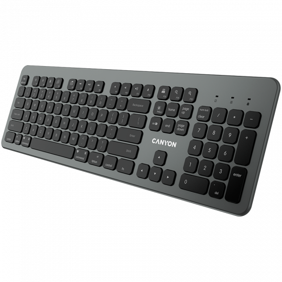 Multimedia bluetooth 5.1 keyboard MAC Version,104 keys, slim design with low profile silent keys,US layout ,Size 439.4*135.3mm* 23.2mm,526g Multimedia bluetooth 5.1 keyboard MAC Version,104 keys, slim design with low profile silent keys,US layout ,Size 439.4*135.3mm* 23.2mm,526g