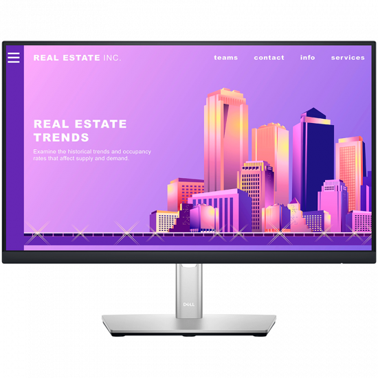 Monitor Dell Professional P2222H 21.5” 1920x1080 IPS Antiglare 16:9, 1000:1, 250 cd/m2, 8ms/5ms, 178/178, DP, HDMI, VGA, USB 3.2 up stream, 4x USB 3.2 hub, Flicker-free, Tilt, Swivel, Pivot, Height Adjust (15cm), 3Y Monitor Dell Professional P2222H 21.5” 1920x1080 IPS Antiglare 16:9, 1000:1, 250 cd/m2, 8ms/5ms, 178/178, DP, HDMI, VGA, USB 3.2 up stream, 4x USB 3.2 hub, Flicker-free, Tilt, Swivel, Pivot, Height Adjust (15cm), 3Y