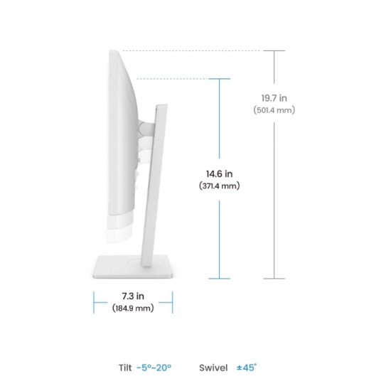 BenQ GW2486TC 24" IPS, FHD, 100Hz, 1920x1080, USB-C 65W, DP1.2x1, HDMI1.4x1, DP out, Speaker 2Wx2, Height Adjustable Stand, coding mode BenQ GW2486TC 24" IPS, FHD, 100Hz, 1920x1080, USB-C 65W, DP1.2x1, HDMI1.4x1, DP out, Speaker 2Wx2, Height Adjustable Stand, coding mode