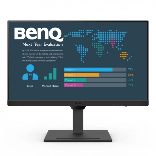 BenQ BL2790QT 27" IPS, 5ms, QHD 2560x1440, 75Hz, 99% sRGB, Eye Reminder, Flicker-free, LBL, B.I. Gen2, ePaper, 1000:1, 20M:1 DCR, 8 bit, 350cd/m2,HDMI,DP, USB-C 60W, Daisy Chain, 3xUSB 3.2, 2Wx2, HAdj. Stand 110mm, Headph. jack, Line In,Tilt, VESA, B BenQ BL2790QT 27" IPS, 5ms, QHD 2560x1440, 75Hz, 99% sRGB, Eye Reminder, Flicker-free, LBL, B.I. Gen2, ePaper, 1000:1, 20M:1 DCR, 8 bit, 350cd/m2,HDMI,DP, USB-C 60W, Daisy Chain, 3xUSB 3.2, 2Wx2, HAdj. Stand 110mm, Headph. jack, Line In,Tilt, VESA, B