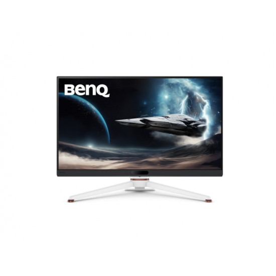BenQ MOBIUZ EX271U, 27", 4K UHD, IPS, 1ms GtG, 165Hz, 120Hz for Console with eARC, Color Shuttle, FreeSync Premium, B.I.+ Gen2, HDRi and HDR400, Quickit, 1200:1, 95% P3, 400 nits, USB-C (DP alt. PD 65W),USB Hub, HDMI 2.1, DP, Height Adj. 100mm, White