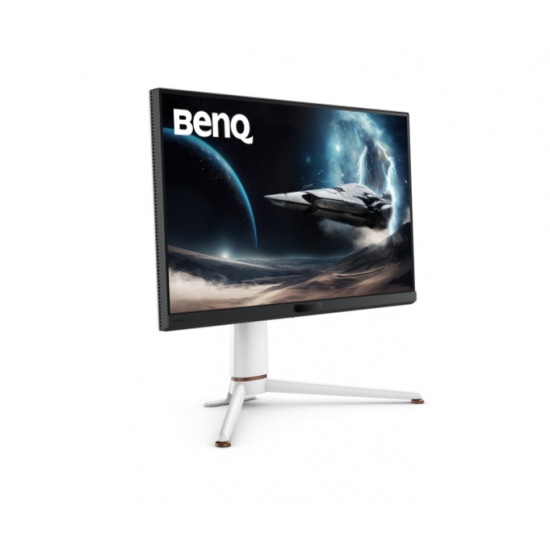 BenQ MOBIUZ EX271U, 27", 4K UHD, IPS, 1ms GtG, 165Hz, 120Hz for Console with eARC, Color Shuttle, FreeSync Premium, B.I.+ Gen2, HDRi and HDR400, Quickit, 1200:1, 95% P3, 400 nits, USB-C (DP alt. PD 65W),USB Hub, HDMI 2.1, DP, Height Adj. 100mm, White