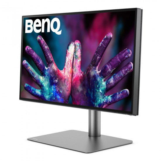 BenQ PD2725U 27" IPS LED 5ms 3840x2160 4K UHD, DesignVue Thunderbolt Mon, AQCOL., 100% sRGB, HDR400, B.I., LBL,KVM Sw, ICCsync, CAD/CAM, DualView, Contr.1200:1, 400 cd/m2, 2xHDMI, DP, Thb 3(PD65W, DP alt), USB3.1 Hub, Sp.2x2.5W, HAdj., Swivel, Tilt, 