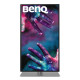 BenQ PD2725U 27" IPS LED 5ms 3840x2160 4K UHD, DesignVue Thunderbolt Mon, AQCOL., 100% sRGB, HDR400, B.I., LBL,KVM Sw, ICCsync, CAD/CAM, DualView, Contr.1200:1, 400 cd/m2, 2xHDMI, DP, Thb 3(PD65W, DP alt), USB3.1 Hub, Sp.2x2.5W, HAdj., Swivel, Tilt, 