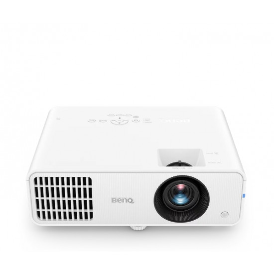 BenQ LH550 DLP, FHD 1080P, 2600 ANSI lumens 1.1X, HDMIx2, USB-A, SmartEco; T/R: 1.49-1.64, Contrast Ratio (FOFO) 15,000:1, Display Color 30-bit (1.07 billion colors) Light Source LED, Audio out x1, 10W speaker, Light Source Life ECO 30000 hrs, White