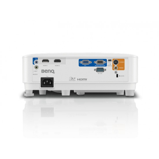 BenQ MH550, DLP, 1080p (1920x1080), 20 000:1, 3500 ANSI Lumens, VGA, 2xHDMI, S-Video, RCA, Speaker 2W, Audio In/Out, RS232, 3D Ready, 2.3kg, White BenQ MH550, DLP, 1080p (1920x1080), 20 000:1, 3500 ANSI Lumens, VGA, 2xHDMI, S-Video, RCA, Speaker 2W, Audio In/Out, RS232, 3D Ready, 2.3kg, White