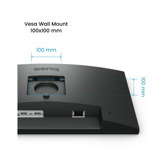 BenQ PD2506Q  25" IPS, 2560x1440 WQHD, 95% P3, DisplayHDR 400, Uniformity, KVM, MST Daisy Chain, USB-C 65W Power Delivery, HDMI, DP, HAS, eye-care, Factory Calibration, Calman Certification, Panetone Validation, 4-side edge to edge, USB Hub, eye-care