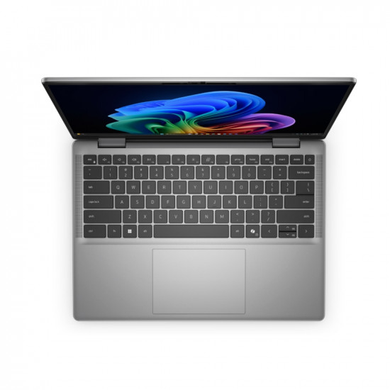 Лаптоп Dell Latitude 7455, X Elite X1E-80-100 (12 core, up to 3.4 GHz, 45 TOPS NPU), 14.0" QHD+ (2560x1600), IPS, AG Touch, 16GB onboard LPDDR5x 8448 MT/s, 512 GB SSD PCIe M.2, Intel Graphics, FHD IR Cam and Mic, Wi-Fi 7, FPR, BKT KB, Win 11 Pro, 3Y Лаптоп Dell Latitude 7455, X Elite X1E-80-100 (12 core, up to 3.4 GHz, 45 TOPS NPU), 14.0" QHD+ (2560x1600), IPS, AG Touch, 16GB onboard LPDDR5x 8448 MT/s, 512 GB SSD PCIe M.2, Intel Graphics, FHD IR Cam and Mic, Wi-Fi 7, FPR, BKT KB, Win 11 Pro, 3Y