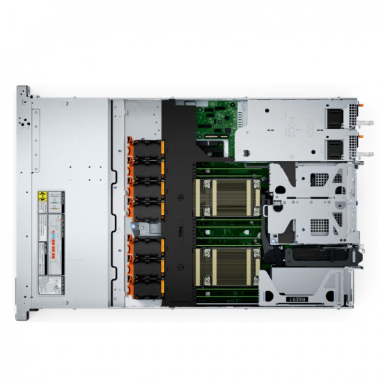 Сървър Dell PowerEdge R660XS, 10x2.5" (SAS/SATA), 2xIntel Xeon Gold 5416S, 32GB (2x16GB DDR5 RDIMM), 1x 960GB SSD SATA Mix Use 6Gbps 512, ReadyRails A11, Bezel, Broadcom 5720 Quad Port 1GbE BASE-T OCP NIC 3.0, Front PERC H755 FL, iDRAC9 Ent. 16G, 3Y Сървър Dell PowerEdge R660XS, 10x2.5" (SAS/SATA), 2xIntel Xeon Gold 5416S, 32GB (2x16GB DDR5 RDIMM), 1x 960GB SSD SATA Mix Use 6Gbps 512, ReadyRails A11, Bezel, Broadcom 5720 Quad Port 1GbE BASE-T OCP NIC 3.0, Front PERC H755 FL, iDRAC9 Ent. 16G, 3Y