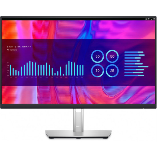 Dell P2423DE, 23.8" Wide LED AG IPS Panel, 5ms, 1000:1, 300 cd/m2, 2560x1440, 99% Srgb, HDMI, DP, USB-C hub, USB 3.2 Gen 1, RJ-45, ComfortView, Height, Pivot, Swivel, Tilt, Black Dell P2423DE, 23.8" Wide LED AG IPS Panel, 5ms, 1000:1, 300 cd/m2, 2560x1440, 99% Srgb, HDMI, DP, USB-C hub, USB 3.2 Gen 1, RJ-45, ComfortView, Height, Pivot, Swivel, Tilt, Black