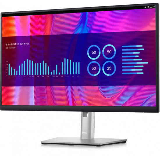 Dell P2423DE, 23.8" Wide LED AG IPS Panel, 5ms, 1000:1, 300 cd/m2, 2560x1440, 99% Srgb, HDMI, DP, USB-C hub, USB 3.2 Gen 1, RJ-45, ComfortView, Height, Pivot, Swivel, Tilt, Black Dell P2423DE, 23.8" Wide LED AG IPS Panel, 5ms, 1000:1, 300 cd/m2, 2560x1440, 99% Srgb, HDMI, DP, USB-C hub, USB 3.2 Gen 1, RJ-45, ComfortView, Height, Pivot, Swivel, Tilt, Black