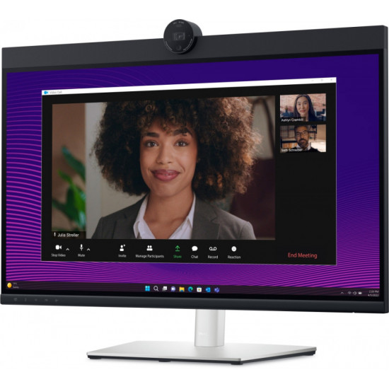 Dell P2724DEB, 27.0" Video Conferencing AG, IPS, 5ms, 1000:1, 350 cd/m2, QHD (2560x1440), 99% sRGB, Webcam, 2x5W speakers, Microphone, USB-C up to 90W PD, USB 3.2, HDMI, DP, RJ45, Height, Swivel, Tilt, Pivot, Black Dell P2724DEB, 27.0" Video Conferencing AG, IPS, 5ms, 1000:1, 350 cd/m2, QHD (2560x1440), 99% sRGB, Webcam, 2x5W speakers, Microphone, USB-C up to 90W PD, USB 3.2, HDMI, DP, RJ45, Height, Swivel, Tilt, Pivot, Black