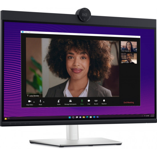 Dell P2724DEB, 27.0" Video Conferencing AG, IPS, 5ms, 1000:1, 350 cd/m2, QHD (2560x1440), 99% sRGB, Webcam, 2x5W speakers, Microphone, USB-C up to 90W PD, USB 3.2, HDMI, DP, RJ45, Height, Swivel, Tilt, Pivot, Black Dell P2724DEB, 27.0" Video Conferencing AG, IPS, 5ms, 1000:1, 350 cd/m2, QHD (2560x1440), 99% sRGB, Webcam, 2x5W speakers, Microphone, USB-C up to 90W PD, USB 3.2, HDMI, DP, RJ45, Height, Swivel, Tilt, Pivot, Black