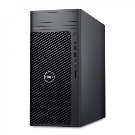 Компютър Dell Precision 3680 Tower, Intel Core i7-14700 (33 MB cache, 20 cores, 2.1 GHz to 5.4 GHz), 16GB: 2 x 8 GB, DDR5, 4400 MT/s, 512GB SSD PCIe M.2, Intel Integrated Graphics, BG Keyboard&Mouse, 500 W, Windows 11 Pro, 3Yr ProSpt Компютър Dell Precision 3680 Tower, Intel Core i7-14700 (33 MB cache, 20 cores, 2.1 GHz to 5.4 GHz), 16GB: 2 x 8 GB, DDR5, 4400 MT/s, 512GB SSD PCIe M.2, Intel Integrated Graphics, BG Keyboard&Mouse, 500 W, Windows 11 Pro, 3Yr ProSpt