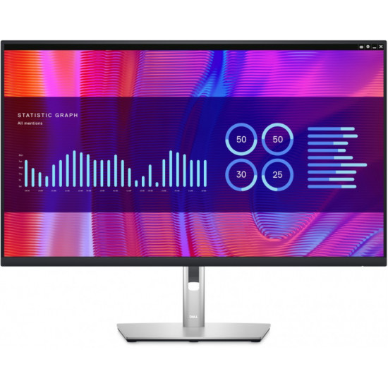 Dell P3223DE, 31.5" Wide LED AG IPS Panel, 5ms, 1000:1, 350 cd/m2, 2560x1440, 99% Srgb, HDMI, DP, USB-C hub, USB 3.2 Gen 1, RJ45, ComfortView, Height, Pivot, Swivel, tilt, Black Dell P3223DE, 31.5" Wide LED AG IPS Panel, 5ms, 1000:1, 350 cd/m2, 2560x1440, 99% Srgb, HDMI, DP, USB-C hub, USB 3.2 Gen 1, RJ45, ComfortView, Height, Pivot, Swivel, tilt, Black