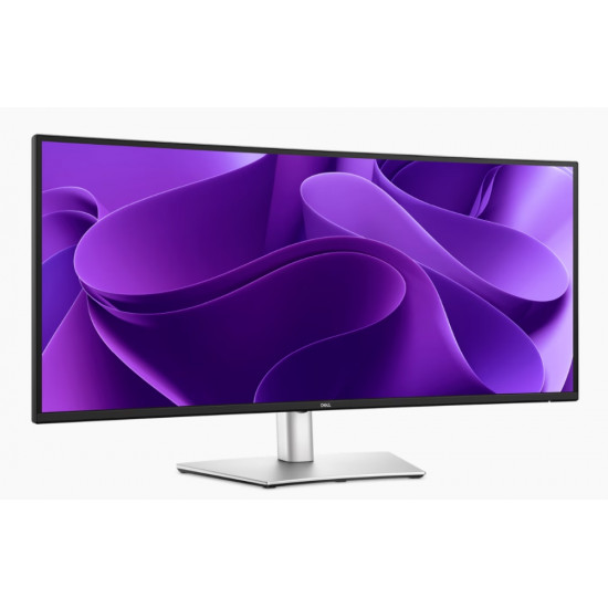 Dell P3425WE, 34.1" Curved, WQHD AG, IPS, 100 Hz, 21:9, 5ms, 1500:1, 300 cd/m2, (3440x1440 ), 99% sRGB, HDMI, DP, USB-C PD of up to 90W, USB-C Hub, RJ45, PIP, PBP, Height Adjustable, Swivel, Slant, Tilt, Black