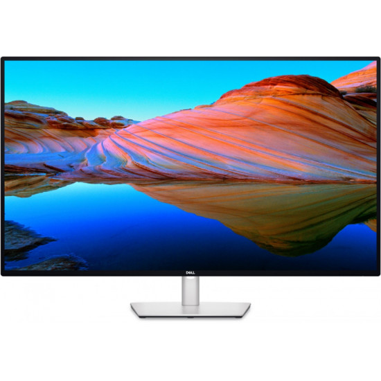 Dell U4323QE, 42.5" 4K UltraSharp AG, IPS, 5ms, 1000:1, 350 cd/m2, (3840x2160), 100% sRGB, 98% DCI-P3, HDMI, DP, USB-C Hub, USB 3.2, RJ-45, dual 8W speakers, ComfortView, Audio line-out, Height Adjustable, Pivot, Swivel, Tilt, Black