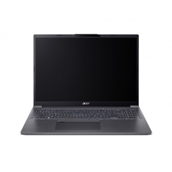 Лаптоп Acer Aspire 16, A16-71M-70ER,Intel Core Ultra 7 155H (up to 4.80GHz, 24MB), 16" WUXGA+ (2048x1280) OLED Adobe&DCI-P3 100%, 400nit, 1*16GB DDR5X 4600MHz, 512GB PCIe NVMe SSD, Intel UMA, FHD Cam, WiFi 6E, BT 6E, Backlit Kbd, No OS, Steel Gra Лаптоп Acer Aspire 16, A16-71M-70ER,Intel Core Ultra 7 155H (up to 4.80GHz, 24MB), 16" WUXGA+ (2048x1280) OLED Adobe&DCI-P3 100%, 400nit, 1*16GB DDR5X 4600MHz, 512GB PCIe NVMe SSD, Intel UMA, FHD Cam, WiFi 6E, BT 6E, Backlit Kbd, No OS, Steel Gra