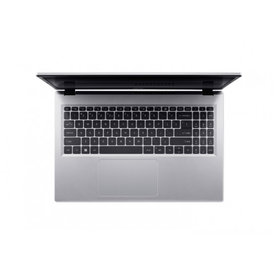 Лаптоп Acer Aspire Go 15, AG15-71P-72V9, Intel Core i7-13620H (up to 4.90GHz, 24MB), 15.6" FHD (1920x1080) IPS slim bezel LCD, 1*16GB DDR5 4600MHz (1 slot free), 512GB PCIe NVMe SSD, Intel UMA, FHD Cam, WiFi 6E, BT 6E, Kbd, No OS, Pure Silver Лаптоп Acer Aspire Go 15, AG15-71P-72V9, Intel Core i7-13620H (up to 4.90GHz, 24MB), 15.6" FHD (1920x1080) IPS slim bezel LCD, 1*16GB DDR5 4600MHz (1 slot free), 512GB PCIe NVMe SSD, Intel UMA, FHD Cam, WiFi 6E, BT 6E, Kbd, No OS, Pure Silver