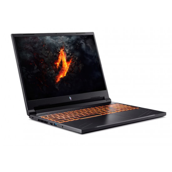 Лаптоп Acer Nitro 16, ANV16-41-R3NF, AMD Ryzen 5 8645HS, (4.30GHz up to 5.00GHz,16MB),16" WQXGA (1920x1600) IPS 165Hz, 1*16GB DDR5 (1 slot free), 512 GB PCIe NVMe SSD, GeForce RTX 3050 6GB GDDR6, Wifi 802.11AX, BT 5.3, No Os, Black Лаптоп Acer Nitro 16, ANV16-41-R3NF, AMD Ryzen 5 8645HS, (4.30GHz up to 5.00GHz,16MB),16" WQXGA (1920x1600) IPS 165Hz, 1*16GB DDR5 (1 slot free), 512 GB PCIe NVMe SSD, GeForce RTX 3050 6GB GDDR6, Wifi 802.11AX, BT 5.3, No Os, Black