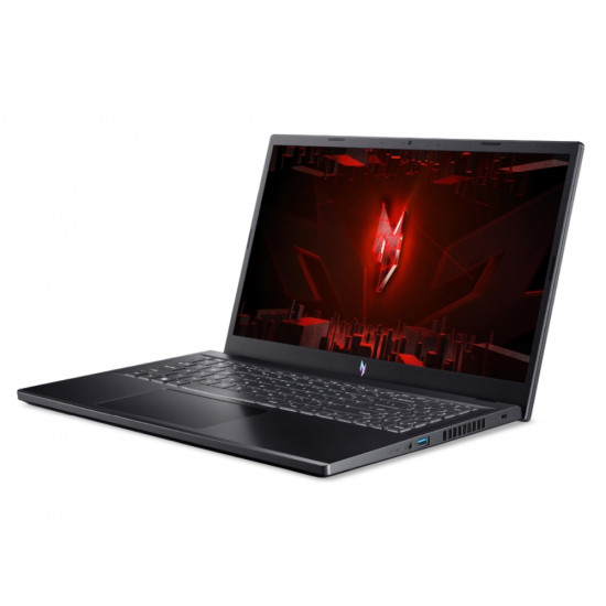 Лаптоп Acer Nitro 5, ANV15-51-72K9, Intel Core i7-13620H (up to 4.90 GHz, 24MB), 15.6" FHD IPS SlimBezel 144Hz, 16GB DDR5, 1024GB PCIe NVMe SSD, GeForce RTX 3050 6GB GDDR6, INTEL 2X2 AX+BT, HD Cam, FP, KB Backlight, No OS, Black Лаптоп Acer Nitro 5, ANV15-51-72K9, Intel Core i7-13620H (up to 4.90 GHz, 24MB), 15.6" FHD IPS SlimBezel 144Hz, 16GB DDR5, 1024GB PCIe NVMe SSD, GeForce RTX 3050 6GB GDDR6, INTEL 2X2 AX+BT, HD Cam, FP, KB Backlight, No OS, Black