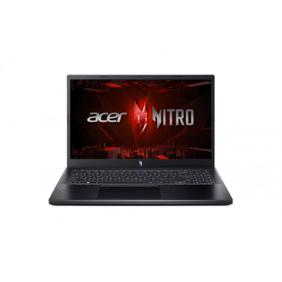 Лаптоп Acer Nitro V15, ANV15-51-55LV, Intel Core i5-13420H (up to 4.60 GHz, 12MB), 15.6" FHD IPS SlimBezel 144Hz, 16GB DDR5, 512GB PCIe NVMe SSD, GeForce RTX 3050 6GB GDDR6, INTEL 2X2 AX+BT, HD Cam, FP, KB Backlight, Linux, Black
