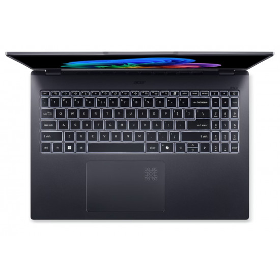 Лаптоп Acer Swift GO 16, SFG16-61-R418, AMD Ryzen 7 350 with AI (Up to 5.0GHz, 16MB), 16” WUXGA+ OLED 120Hz, Adobe&DCI-P3 100%, 1*32GB DDR5, 1024GB PCIe NVMe SSD, AMD Radeon 860M, QHD IR cam, WIFI7+BT, Win 11 Home,Titanium Gray Лаптоп Acer Swift GO 16, SFG16-61-R418, AMD Ryzen 7 350 with AI (Up to 5.0GHz, 16MB), 16” WUXGA+ OLED 120Hz, Adobe&DCI-P3 100%, 1*32GB DDR5, 1024GB PCIe NVMe SSD, AMD Radeon 860M, QHD IR cam, WIFI7+BT, Win 11 Home,Titanium Gray