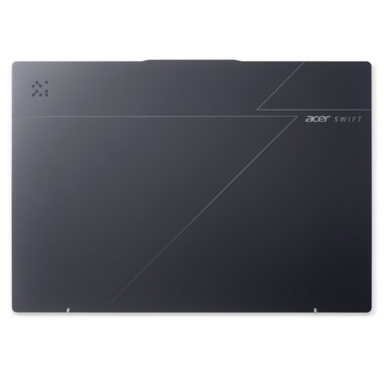 Лаптоп Acer Swift GO 16, SFG16-61-R418, AMD Ryzen 7 350 with AI (Up to 5.0GHz, 16MB), 16” WUXGA+ OLED 120Hz, Adobe&DCI-P3 100%, 1*32GB DDR5, 1024GB PCIe NVMe SSD, AMD Radeon 860M, QHD IR cam, WIFI7+BT, Win 11 Home,Titanium Gray Лаптоп Acer Swift GO 16, SFG16-61-R418, AMD Ryzen 7 350 with AI (Up to 5.0GHz, 16MB), 16” WUXGA+ OLED 120Hz, Adobe&DCI-P3 100%, 1*32GB DDR5, 1024GB PCIe NVMe SSD, AMD Radeon 860M, QHD IR cam, WIFI7+BT, Win 11 Home,Titanium Gray