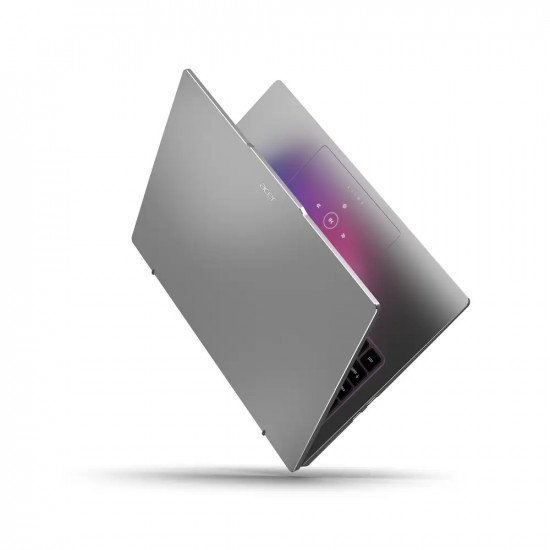 Лаптоп Acer Swift Go 14,SFG14-73-59KB, Intel Core Ultra 5,(up to 4.30GHz, 12MB), 14" 2.2K IPS (2240x1400) sRGB100% SlimBezel, 1*16GB LPDDR5X 6400MHz (1 slot free), 512GB PCIe NVMe SSD, Intel UMA, QHD Cam, WiFi 7, BT 6E, Backlit Kbd, No OS, Silver Лаптоп Acer Swift Go 14,SFG14-73-59KB, Intel Core Ultra 5,(up to 4.30GHz, 12MB), 14" 2.2K IPS (2240x1400) sRGB100% SlimBezel, 1*16GB LPDDR5X 6400MHz (1 slot free), 512GB PCIe NVMe SSD, Intel UMA, QHD Cam, WiFi 7, BT 6E, Backlit Kbd, No OS, Silver