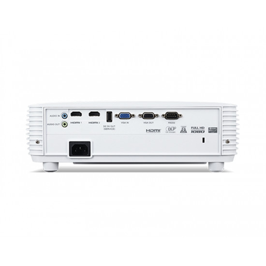 Acer Projector X1529HK, DLP, FHD (1920x1080), 4500 ANSI Lm, 10000:1, 3D, Auto Keystone, 24/7 operation, Low input lag, AC power on, 2xHDMI, RS232, USB(Type A, 5V/1.5A), Audio in/out, 1x3W, 2.88Kg, White Acer Projector X1529HK, DLP, FHD (1920x1080), 4500 ANSI Lm, 10000:1, 3D, Auto Keystone, 24/7 operation, Low input lag, AC power on, 2xHDMI, RS232, USB(Type A, 5V/1.5A), Audio in/out, 1x3W, 2.88Kg, White