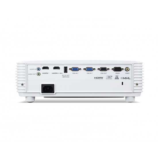 Acer Projector X1629HK, DLP, WUXGA (1920x1200), 4500 ANSI Lm, 10000:1, 3D, Auto Keystone, 24/7 operation, Low input lag, AC power on, 2xHDMI/MHL, no VGA, RCA, RS232, DC Out (5V/1.5A), Audio in/out, 1x10W, 2.9kg, White Acer Projector X1629HK, DLP, WUXGA (1920x1200), 4500 ANSI Lm, 10000:1, 3D, Auto Keystone, 24/7 operation, Low input lag, AC power on, 2xHDMI/MHL, no VGA, RCA, RS232, DC Out (5V/1.5A), Audio in/out, 1x10W, 2.9kg, White