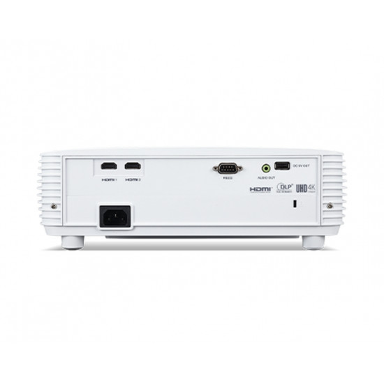 Acer H6815BD, DLP, 4K UHD (3840 x 2160), 4000 ANSI Lm, 10 000:1, HDR Comp., Blu-Ray 3D support, Auto Keystone, AC power on, Low input lag, 2xHDMI, RS232, USB(Type A, 5V/1,5A), 1x3W, 2.88Kg, White Acer H6815BD, DLP, 4K UHD (3840 x 2160), 4000 ANSI Lm, 10 000:1, HDR Comp., Blu-Ray 3D support, Auto Keystone, AC power on, Low input lag, 2xHDMI, RS232, USB(Type A, 5V/1,5A), 1x3W, 2.88Kg, White