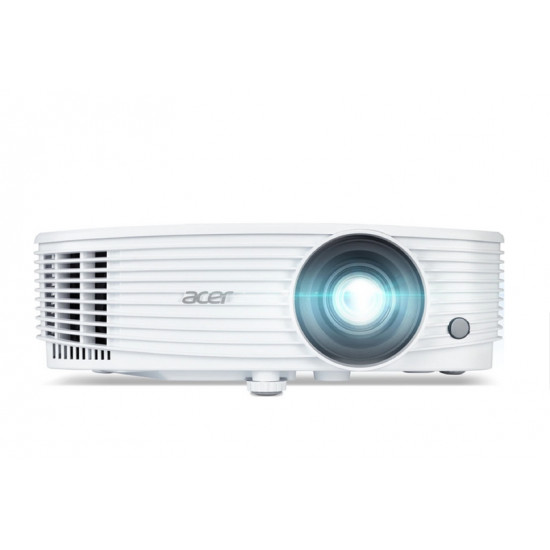 Acer Projector P1357Wi, DLP, WXGA(1280x800), 4500 ANSI Lumens, 20000:1, 1.3x, 3D ready, VGA in/out, 2xHDMI, RCA, Audio in/out, USB type A (5V/1A), Wireless dongle included, Speaker 1x10W, RS232,  Lamp life up to 15000h, Auto Keystone, Bag, 2.4kg, White