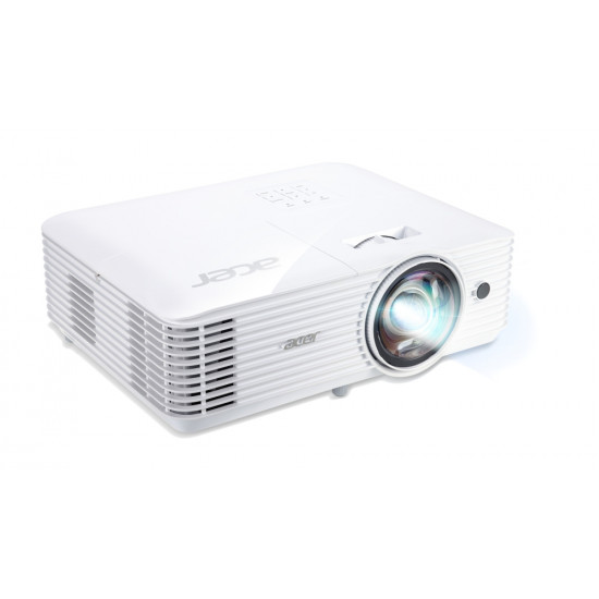 Acer Projector S1286Hn, DLP, Short Throw, XGA (1024x768), 3500 ANSI Lumens, 20000:1, 3D, HDMI, VGA, LAN, RCA, Audio in, Audio out, VGA out, DC Out (5V/1A, USB-A), Speaker 16W, Bluelight Shield, 3.1kg, White Acer Projector S1286Hn, DLP, Short Throw, XGA (1024x768), 3500 ANSI Lumens, 20000:1, 3D, HDMI, VGA, LAN, RCA, Audio in, Audio out, VGA out, DC Out (5V/1A, USB-A), Speaker 16W, Bluelight Shield, 3.1kg, White