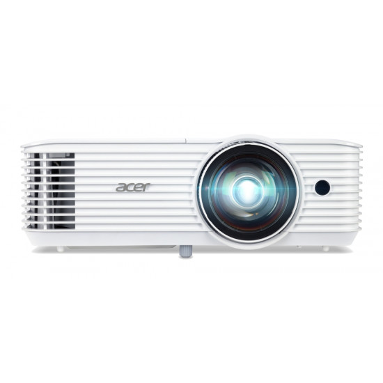 Acer Projector S1386WHn, DLP, Short Throw, WXGA (1280x800), 3600 ANSI Lumens, 20000:1, 3D, HDMI, VGA, LAN, RCA, Audio in, Audio out, VGA out, DC Out (5V/1A, USB-A), Speaker 16W, Bluelight Shield, 3.1kg, White Acer Projector S1386WHn, DLP, Short Throw, WXGA (1280x800), 3600 ANSI Lumens, 20000:1, 3D, HDMI, VGA, LAN, RCA, Audio in, Audio out, VGA out, DC Out (5V/1A, USB-A), Speaker 16W, Bluelight Shield, 3.1kg, White