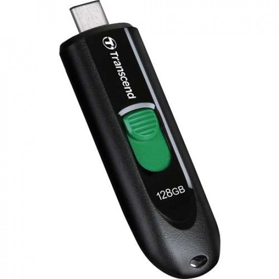 Transcend 128GB, USB3.2, Pen Drive, Type-C, Capless, Black Transcend 128GB, USB3.2, Pen Drive, Type-C, Capless, Black