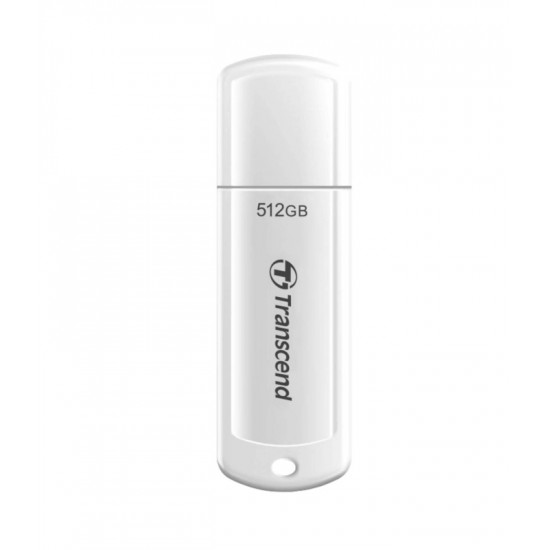 Transcend 512GB, USB3.1, Flash Drive, Capless, White