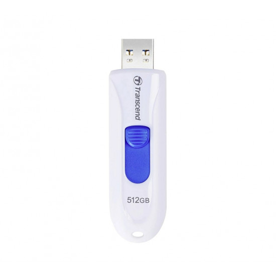 Transcend 512GB, USB3.1, Flash Drive, Capless, White Transcend 512GB, USB3.1, Flash Drive, Capless, White