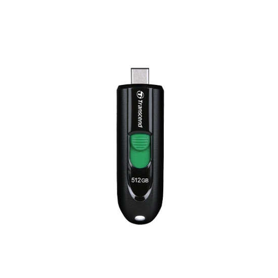 Transcend 512GB, USB3.2, Pen Drive, Type-C, Capless, Black