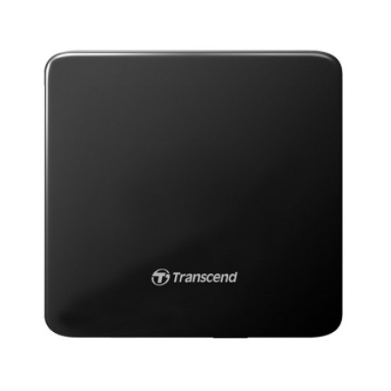 Transcend 8X DVD, Slim Type, USB (Black), 13.9mm Thickness