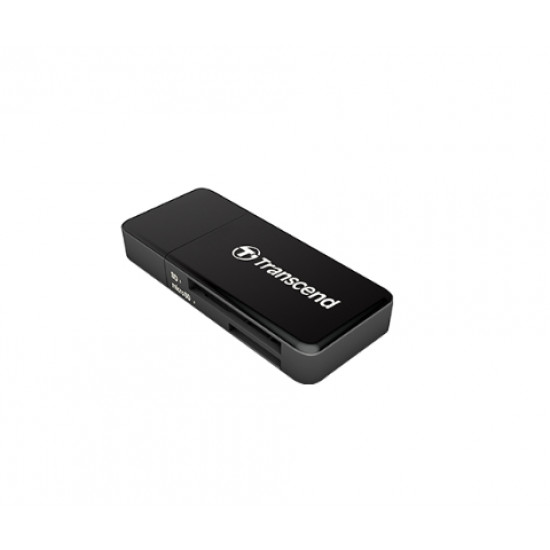 Transcend SD/microSD Card Reader, USB 3.0/3.1 Gen 1, Black Transcend SD/microSD Card Reader, USB 3.0/3.1 Gen 1, Black