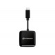 Transcend SD/microSD Card Reader, USB 3.2 Gen 1, Black, Type C Transcend SD/microSD Card Reader, USB 3.2 Gen 1, Black, Type C