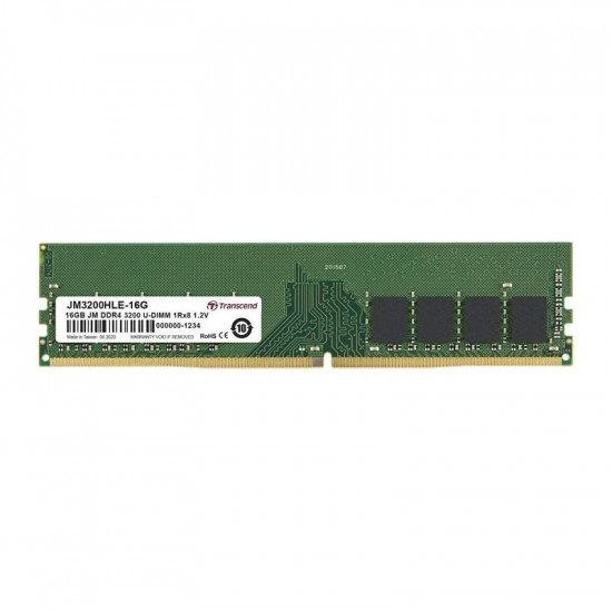 Transcend 8GB JM DDR4 3200Mhz U-DIMM 1Rx8 1Gx8 CL22 1.2V Transcend 8GB JM DDR4 3200Mhz U-DIMM 1Rx8 1Gx8 CL22 1.2V