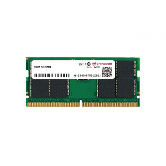 Transcend 32GB JM DDR5 4800 SO-DIMM 2Rx8 2Gx8 CL40 1.1V Transcend 32GB JM DDR5 4800 SO-DIMM 2Rx8 2Gx8 CL40 1.1V