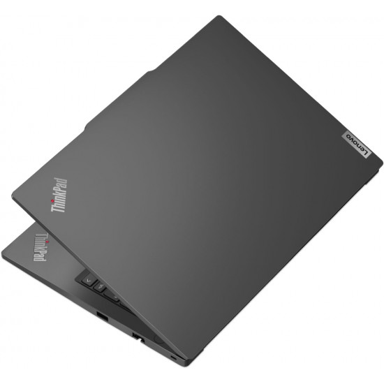 Лаптоп Lenovo ThinkPad E14 G6 AMD Ryzen 7 7735HS (up to 4.75GHz, 16MB L3), 16GB DDR5-4800, 512GB SSD, 14" WUXGA (1920x1200) IPS AG, AMD Radeon 680M Graphics, FHD&IR Cam, Backlit KB, WLAN, BT, 3 cell, FPR, DOS, 3Y Onsite