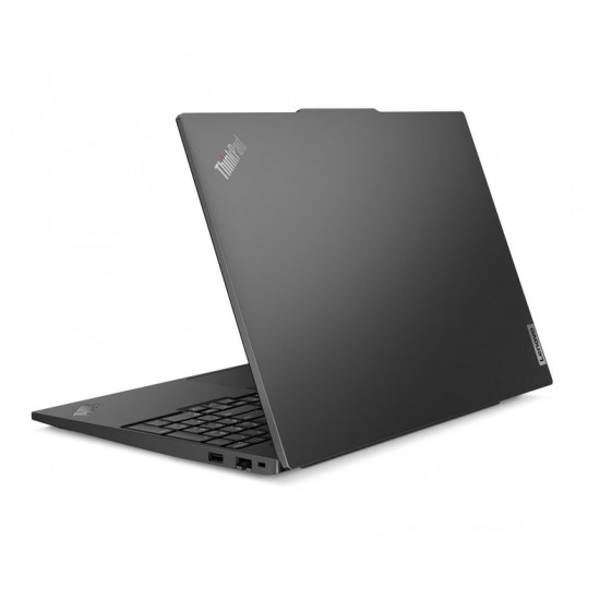 Лаптоп Lenovo ThinkPad E16 G2 AMD Ryzen 7 7735HS (up to 4.75GHz, 16MB), 32GB(16+16)DDR5-4800, 1TB SSD, 16" WUXGA (1920x1200) IPS AG, AMD Radeon 680M, FHD&IR Cam, Backlit KB, Black, WLAN, BT, 3cell, FPR, DOS, 3Y Onsite Лаптоп Lenovo ThinkPad E16 G2 AMD Ryzen 7 7735HS (up to 4.75GHz, 16MB), 32GB(16+16)DDR5-4800, 1TB SSD, 16" WUXGA (1920x1200) IPS AG, AMD Radeon 680M, FHD&IR Cam, Backlit KB, Black, WLAN, BT, 3cell, FPR, DOS, 3Y Onsite